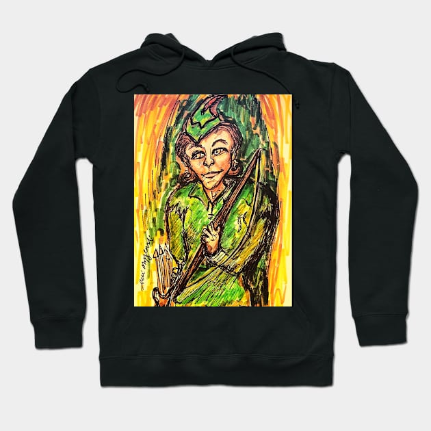 Robin Hood Hoodie by TheArtQueenOfMichigan 